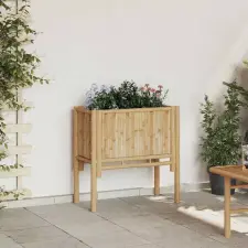  Emelt Ágy Barna 70 x 35 x 70 cm bambusz kerti tárolás