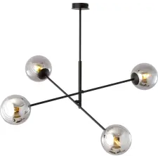 Emibig modern függeszték linear fekete grafit emi1167/4 világítás