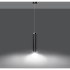 Emibig modern függeszték luna króm fekete emi956/1 világítás