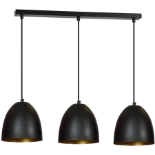 Emibig modern skandináv függeszték lenox fekete emi410/3 világítás