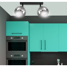 Emibig modern spot lámpa tofi fekete grafit emi777/2 világítás