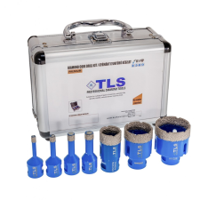 EMIKOO TLS lyukfúró készlet 6-8-10-12-27-40-50 mm - alumínium koffer fúrószár