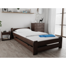  Emily ágy 120 x 200 cm, diófa Ágyrács: Deszkás ágyráccsal, Matrac: Deluxe 15 cm matraccal ágy és ágykellék