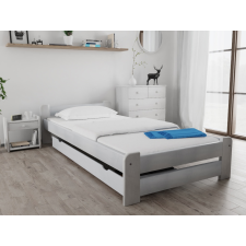  Emily ágy 120 x 200 cm, fehér Ágyrács: Lamellás ágyráccsal, Matrac: Deluxe 15 cm matraccal ágy és ágykellék