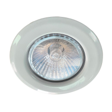 Emithor Elegant fehér-átlátszó beépíthető lámpa (EMI-48616) GU10 1 izzós IP20 világítás
