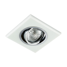 Emithor Elegant fehér-átlátszó beépíthető lámpa (EMI-71064) GU10 1 izzós IP20 világítás