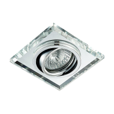 Emithor Elegant króm-átlátszó beépíthető lámpa (EMI-71063) GU10 1 izzós IP20 világítás