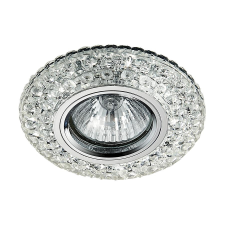 Emithor Elegant króm-átlátszó beépíthető lámpa (EMI-71095) GU10 1 izzós IP20 világítás