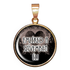 Emléked a szívemben... – medál lánccal vagy kulcstartóval nyaklánc