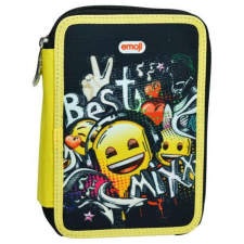 Emoji Mix tolltartó töltött 2 emeletes tolltartó