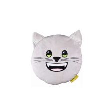 Emoji párna Cica 32 cm lakástextília