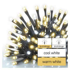 Emos d1an01 10m 100led ip44 melegfehér-hidegfehér/id cnt - fényfüzér karácsonyfa izzósor