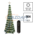 Emos D5AA03 LED karácsonyfa fényfüzérrel és csillaggal, 1,8 m, beltéri, RGB, távirányító, időzítő, 10 W, 230 V AC, IP44