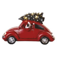 Emos DCLW08 piros autó télapóval beltéri meleg fehér karácsonyi LED dekoráció karácsonyfa izzósor