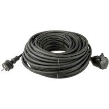 Emos gumi hosszabbító kábel 10 m 3x 1,5 mm, fekete kábel és adapter