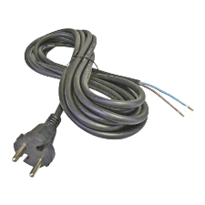 Emos H05Rr-F szerelhető vezeték (S03230), gumi, 3m, fekete világítási kellék