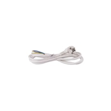 Emos Hálózati csatlakozó, dugvillás kábel (3x1 mm2) 2 méter, fehér, PVC villanyszerelés