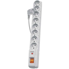  EMOS hosszabbító, 8x foglalat - 1.5m, szürke (1909080152) villanyszerelés
