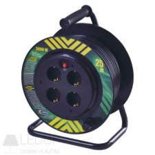Emos Kábeldob 4 aljzat 25m 3x1.5mm2 IP20 SCHUKO Emos villanyszerelés