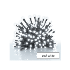 Emos Karácsonyi lánc füzér, hideg fehér, 40 LED, 2,8 méter, 3xAA (D4FC01) karácsonyfa izzósor