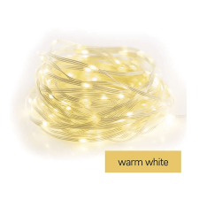 Emos Karácsonyi LED DROP Füzér, meleg fehér, 160 LED, 16m, 3,6W (D3AW16) karácsonyfa izzósor