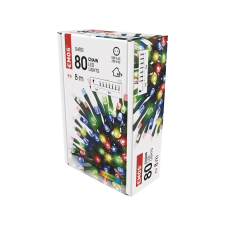 Emos kültéri és beltéri, LED fényfüzér, 8 méter, 80 Led, többszínű (D4Am02) () kültéri világítás