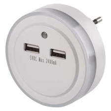 Emos LED éjjeli fény + 2x USB éjjeli fény