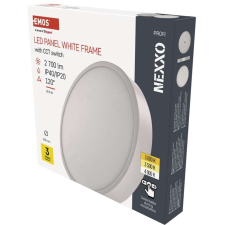 EMOS LED felületi lámpatest NEXXO, kerek, fehér, 28,5W, CCT világítás
