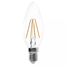 Emos LED fényforrás filament gyertya E14 4W melegfehér (Z74210) (EmosZ74210) izzó
