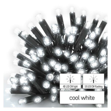 Emos LED fényfüzér jégcsap 3×0,4 m 50LED IP44 hidegfehér (D2CC03) karácsonyfa izzósor