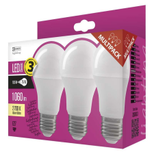 Emos LED izzó classic A60, E27, 10.5W, WW, 3db (ZQ5150.3) izzó