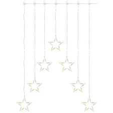 Emos LED karácsonyi fényfüggöny - 7 csillag, 67x125 cm, beltéri, meleg fehér karácsonyfa izzósor