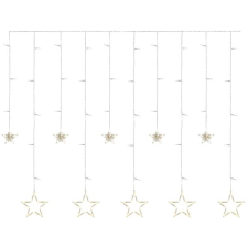 Emos LED karácsonyi függöny - csillagok, 185x 105cm, beltéri, meleg fehér karácsonyfa izzósor
