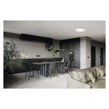 Emos LED mennyezeti lámpatest TIVI, kerek, fehér 8,6W, IP44, Természetes fehér világítás