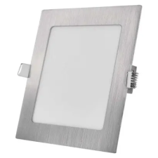 Emos LED süllyesztett lámpatest NEXXO, négyzet, ezüst, 12W, CCT világítás