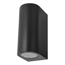 Emos OCULUS Kültéri LED oldalfali lámpa, IP44 (2xGU10) matt fekete kültéri világítás