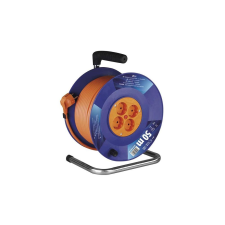 Emos P09250 kábeldob 3x1,5 mm2 50m-es kábellel 4 aljzat kábel és adapter