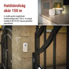 EMOS P5736 Vezeték nélküli csengő P5736, 3× AA csengő
