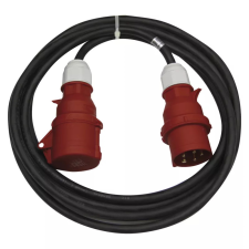 Emos PM0902 10 méter 3 fázisú 5x2,5mm2 16A, IP44 kültéri gumikábeles hosszabbító kábel és adapter