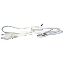 Emos S08272 Flexo 2 méter 2x0,75mm2 fehér szerelhető kapcsolós kábel (EMOS_S08272) kábel és adapter