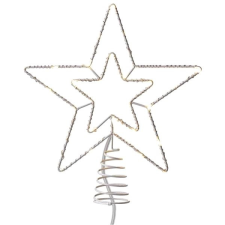 Emos Standard LED karácsonyi csillag, 28,5 cm, beltéri és kültéri, meleg fehér kültéri izzósor