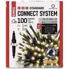 Emos Standard LED sorolható karácsonyi fényfüzér, 1x2 m, kültéri, meleg fehér karácsonyfa izzósor