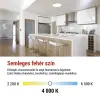 Emos ZM1400, LED felületi lámpatest FLORI kerek, fehér, 18W, semleges fehér