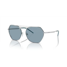 Emporio Armani EA2148 301580 SHINY SILVER LIGHT BLUE napszemüveg