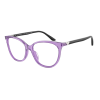 Emporio Armani EA3249U 6197 Shiny Transparent Violet Demo Lens szemüveg