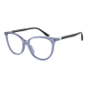 Emporio Armani EA3249U 6200 Shiny Transparent Blue Demo Lens szemüveg