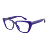 Emporio Armani EA3256U 6253 Shiny Transparent Purple Demo Lens szemüveg