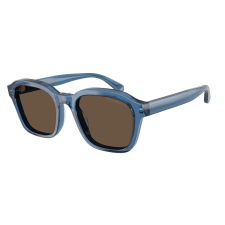 Emporio Armani EA4245U 624787 Shiny Transparent Blue Solid Brown napszemüveg napszemüveg