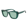 Emporio Armani EA4246U 6252/2 Shiny Transparent Green Green napszemüveg
