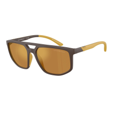 Emporio Armani EA4248U 62586H Matte Brown Brown Mirror Gold napszemüveg napszemüveg